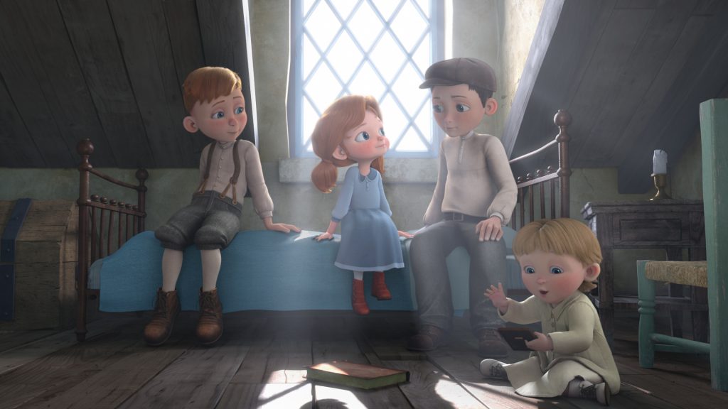 O presente de natal de angela é a animação natlina que estreia na Netflix