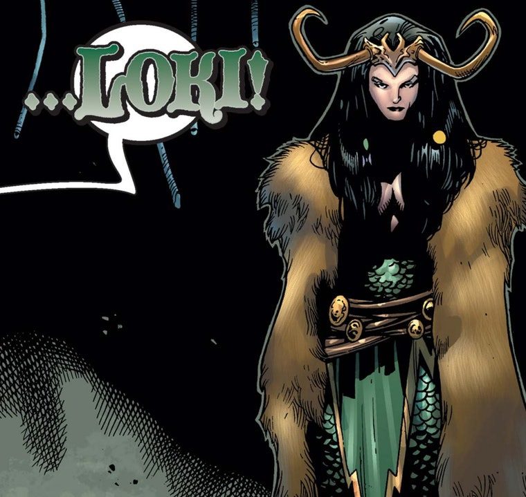 Lady loki nos quadrinhos da marvel